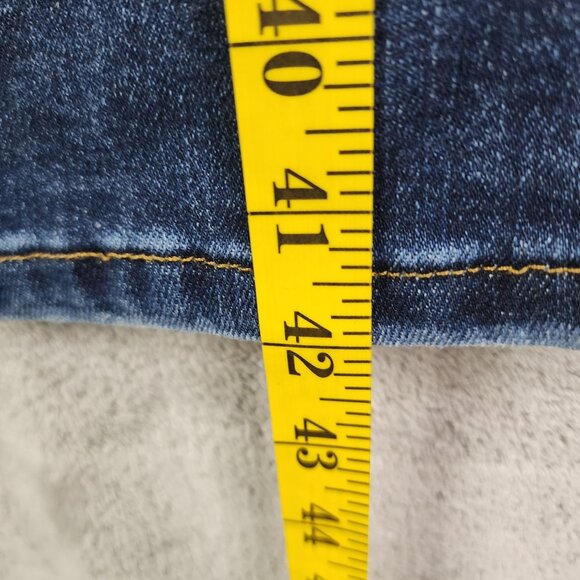 Mens RSQ Denim Blue Jeans London Skinny Distressed Cotton Blend Size 32X32 - Picture 8 of 10